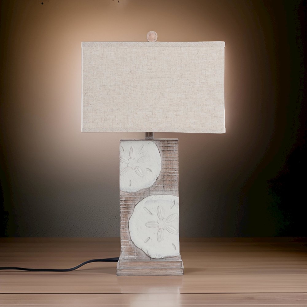 Sand Dollar 30" Poly Table Lamp, (Set of 2). Picture 2