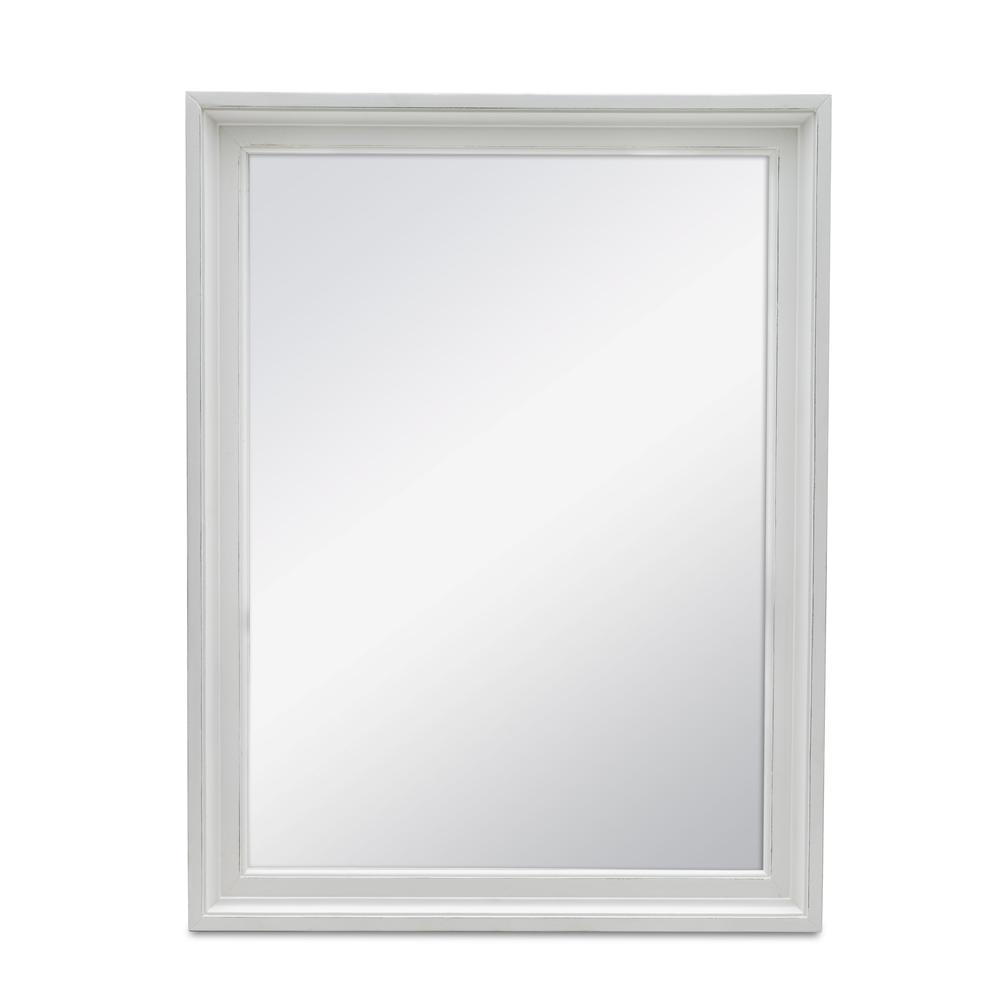 Islamorada - Rectangular Dresser Mirror - Blanc Finish. Picture 1