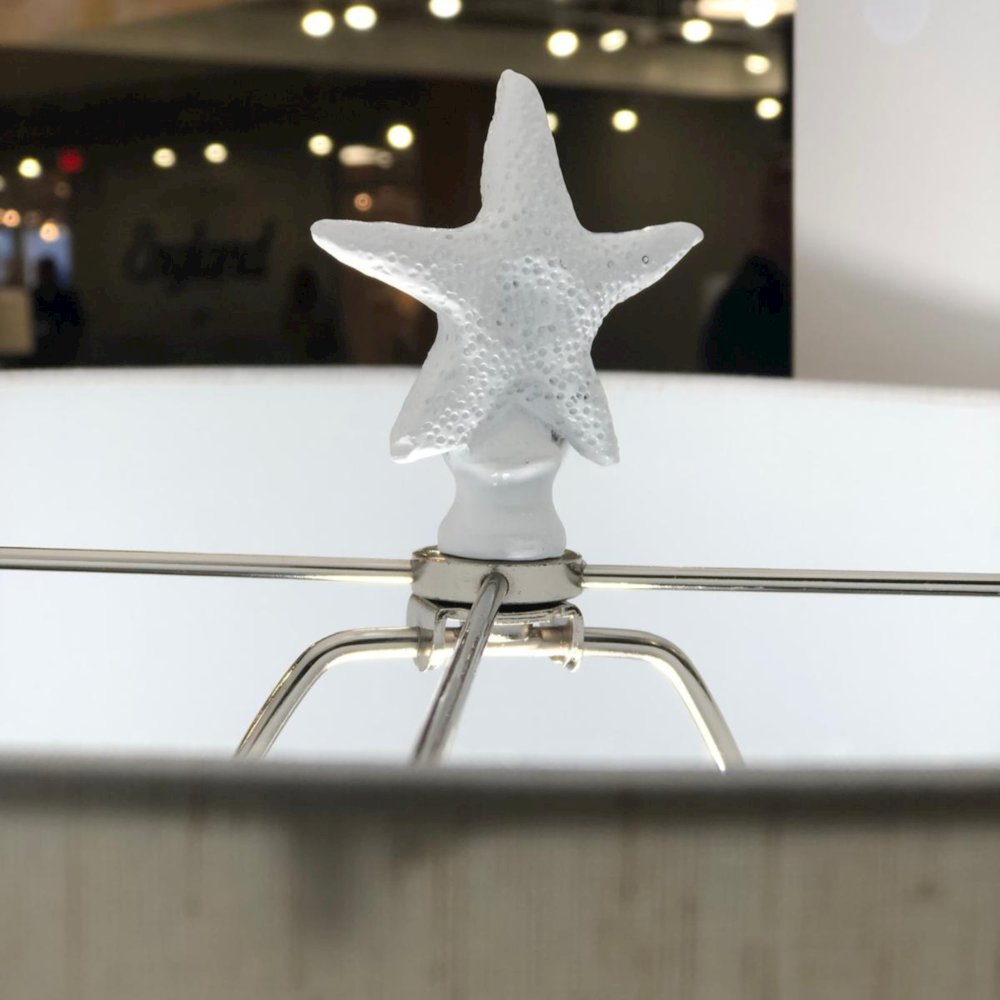 Darla - 30" Poly Star Table Lamp - Set of 2 - White Finish. Picture 5