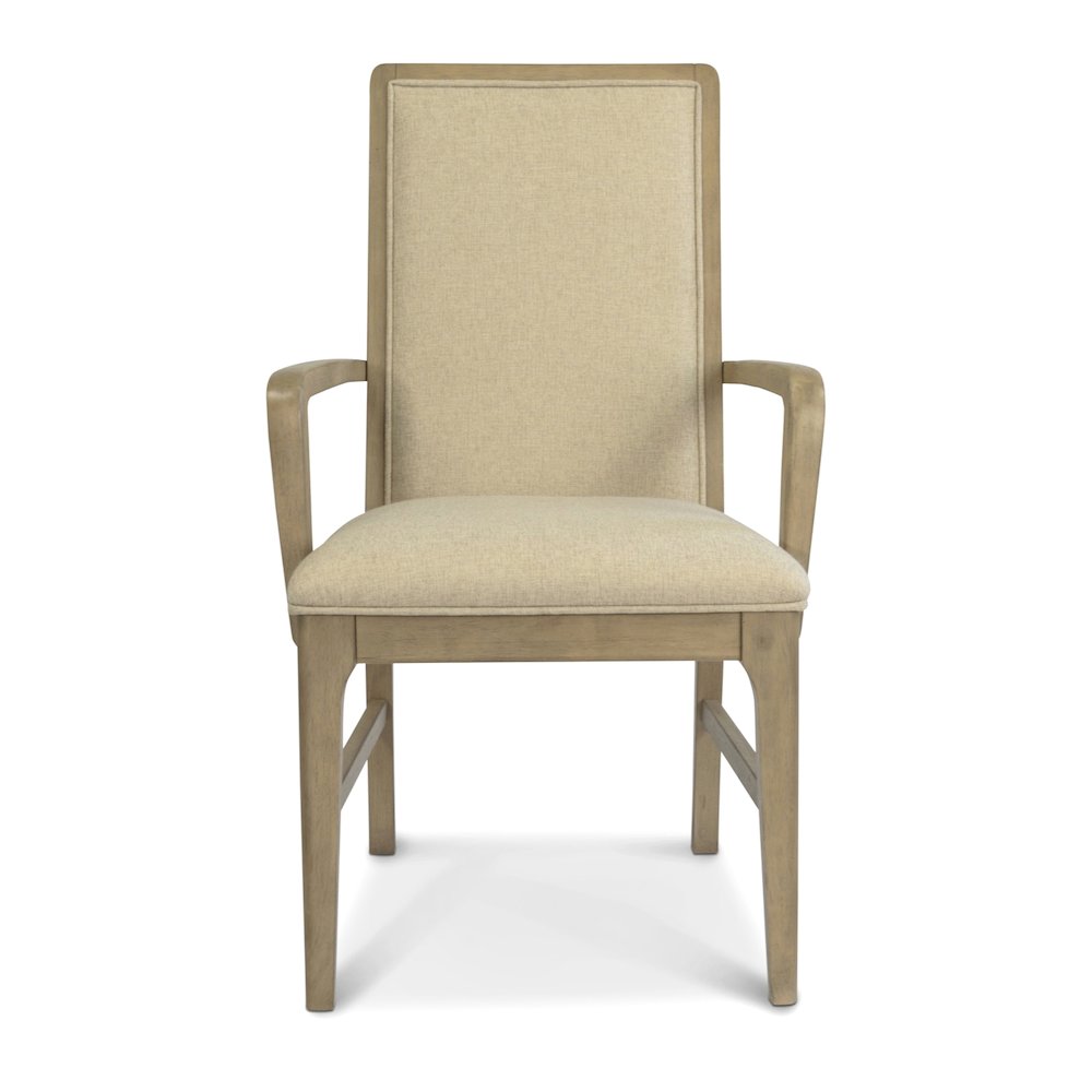 Rio Vista - Upholstered Arm Chair - Set of 2 - Muted Earth Tones and Clay. Picture 2