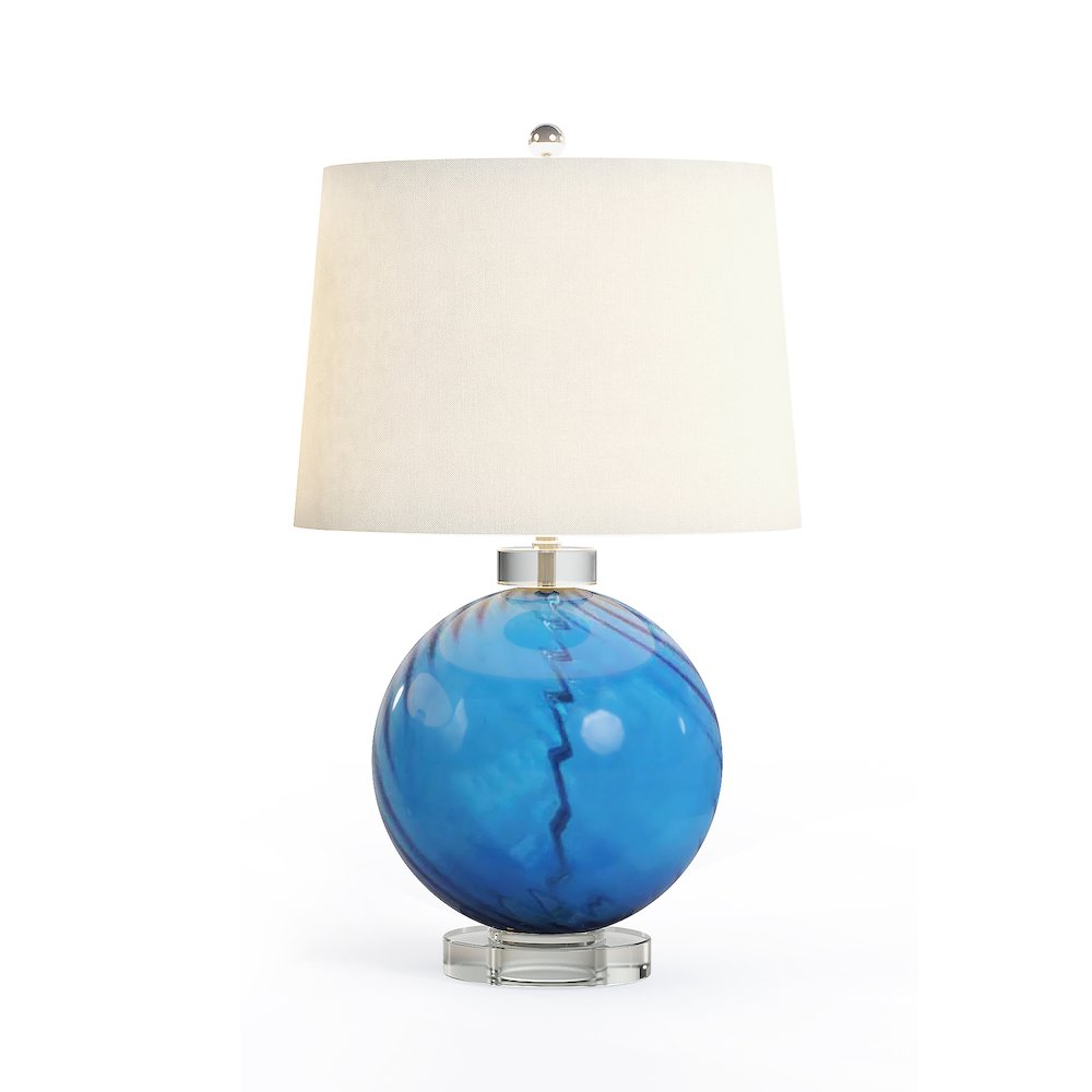 Clarity, 28" Cobalt Blue Glass Table Lamp (1/Box). Picture 5