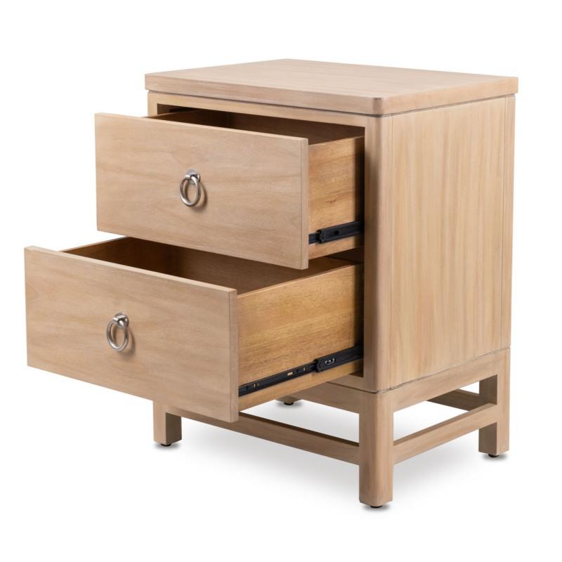 Monterey - 2 Drawer Nightstand - Sandstone Finish. Picture 8