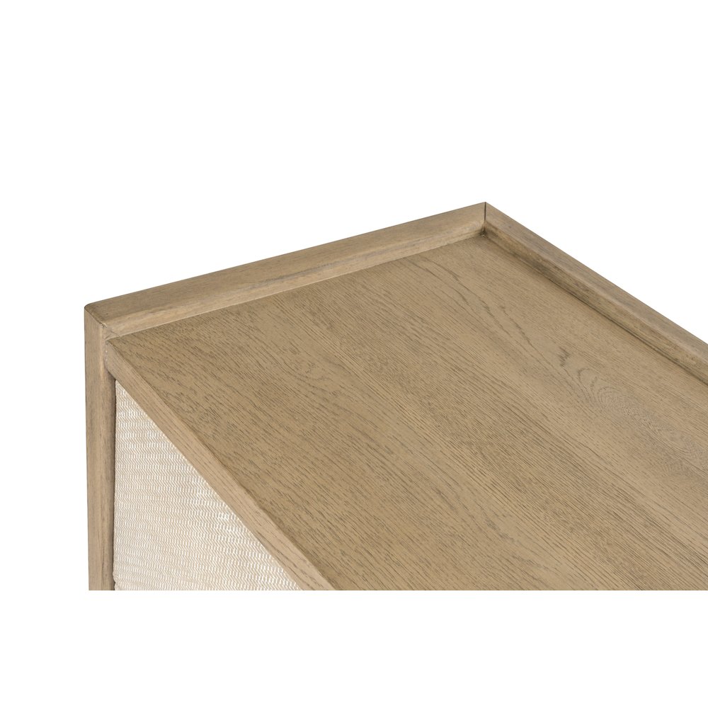 Rio Vista - Woven 5 Drawer Chest - Muted Earth Tones and Clay Finish. Picture 6