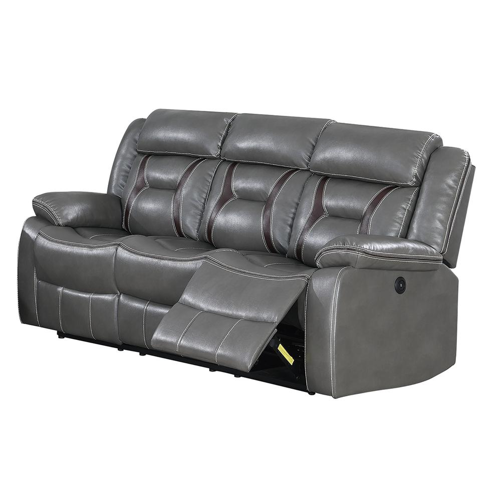 Power Motion Sofa-Grey. Picture 2