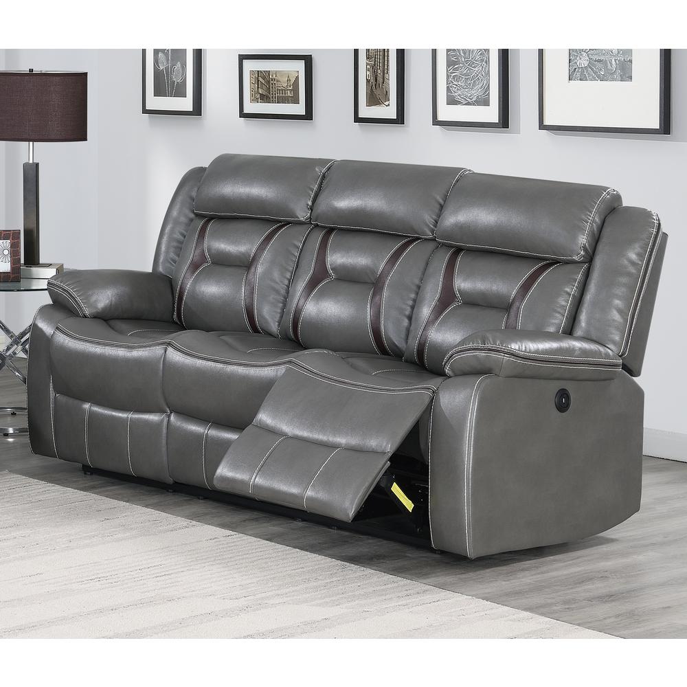 Power Motion Sofa-Grey. Picture 5
