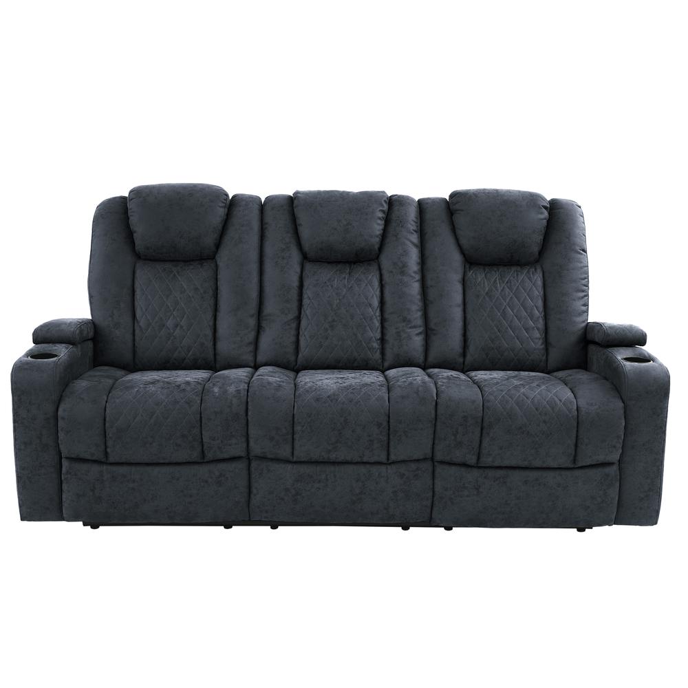 Power Motion Sofa-Navy Blue. Picture 1