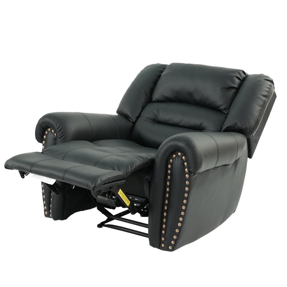 Glider Recliner-Black. Picture 3