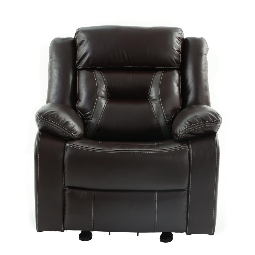 Glider Recliner-Chocolate. Picture 1