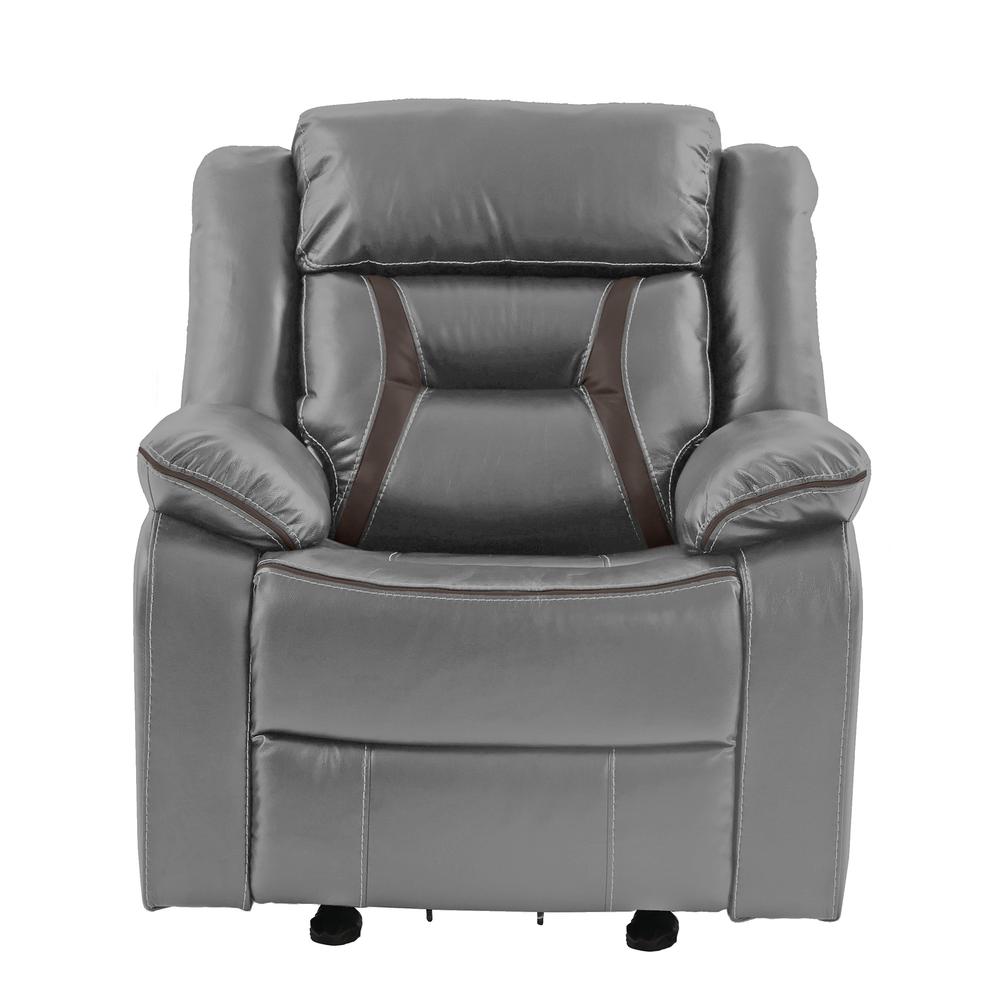 Power Recliner-Grey. Picture 1