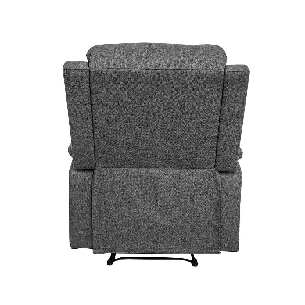 Manual Recliner in Dark Gray. Picture 4