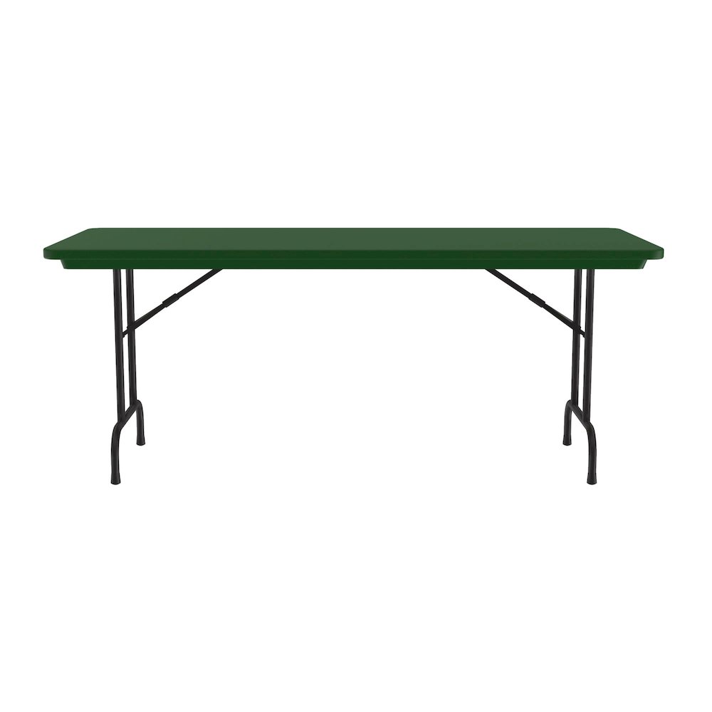 Commercial Blow-Molded Plastic Folding Table 30x72". Picture 5