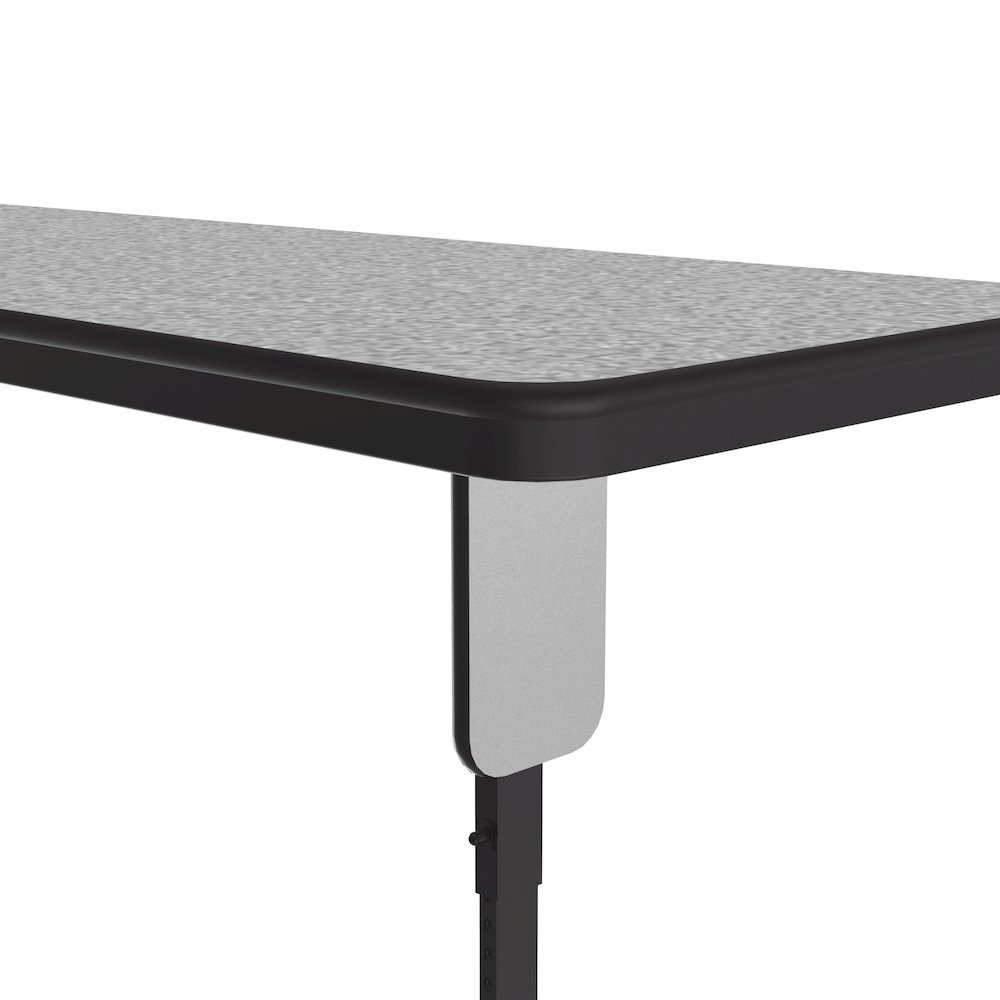 Adjustable Height Deluxe High-Pressure Folding Table with Panel Leg 24x96. Picture 2