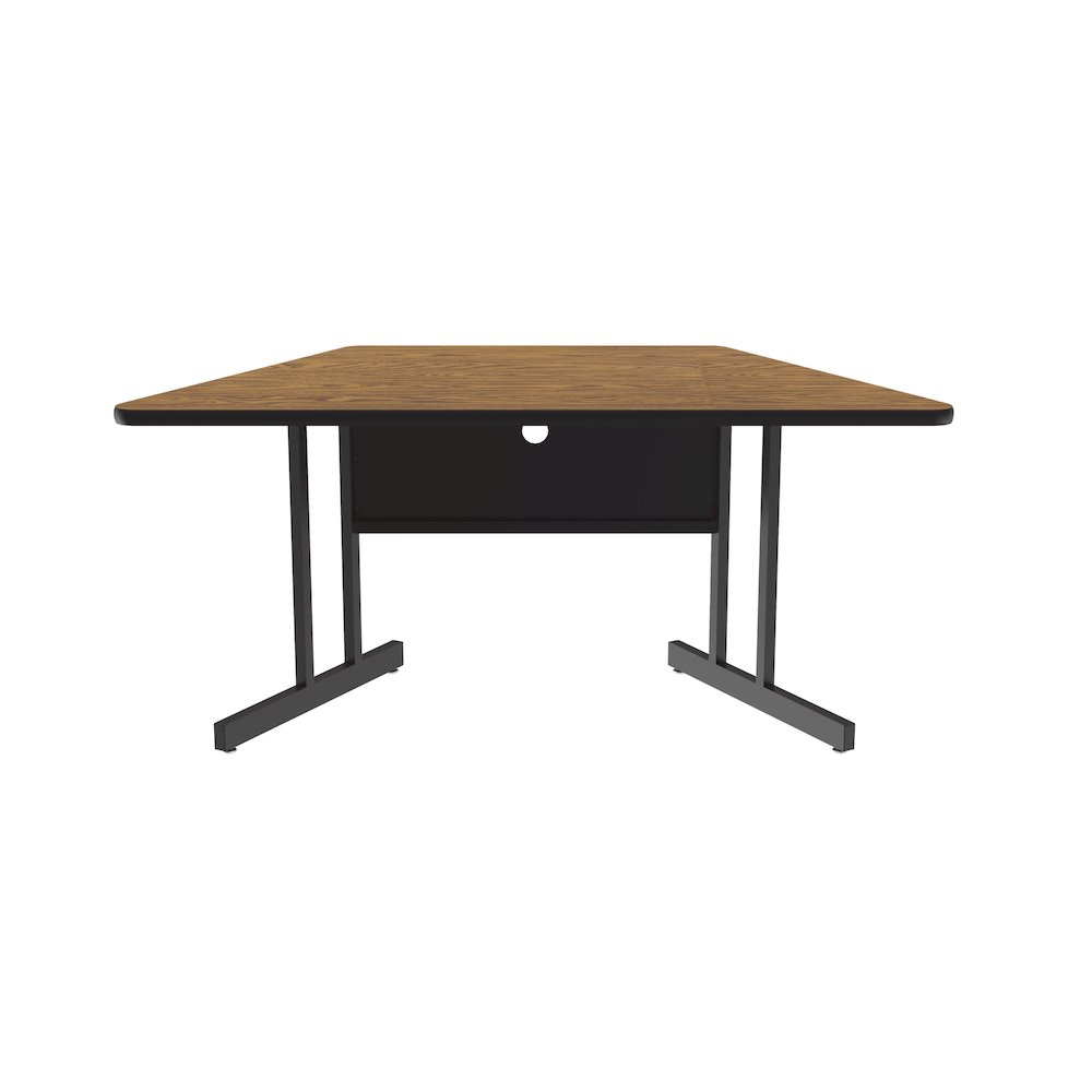 Keyboard Height High-Pressure Top Trapezoid Computer/Student Desk 30x60. Picture 1