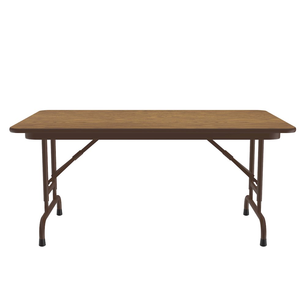 Adjustable Height Econoline Melamine Top Folding Table 30x48". Picture 1