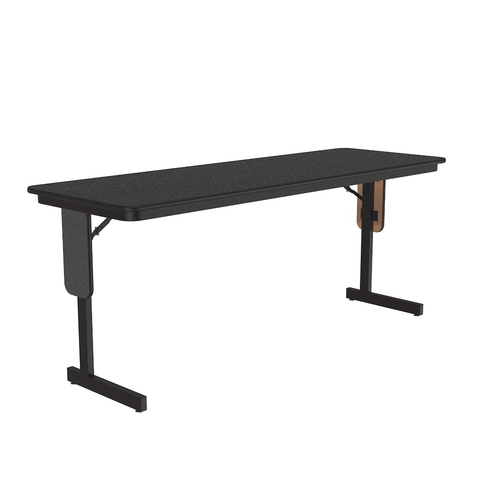 Deluxe High-Pressure Folding Seminar Table with Panel Leg 24x72". Picture 1
