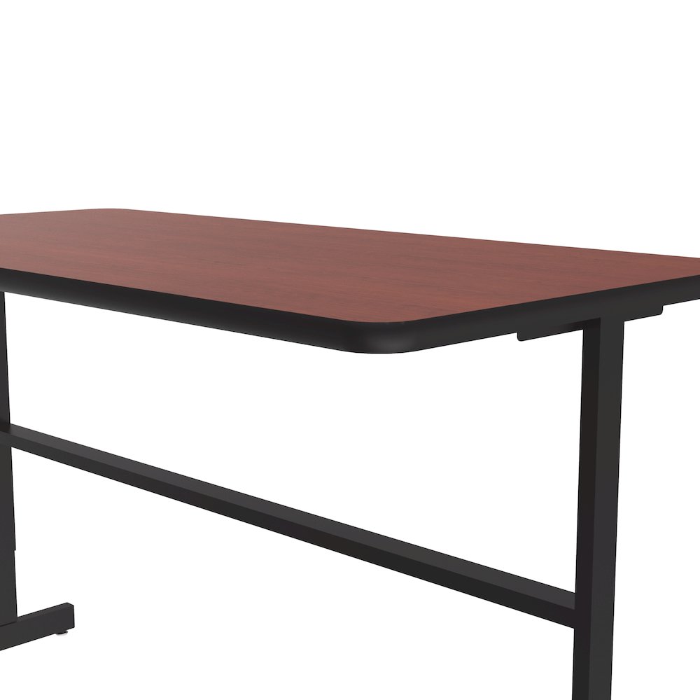 High-Pressure Laminate Top Adjustable Standing  Height Work Station 30x60. Picture 10