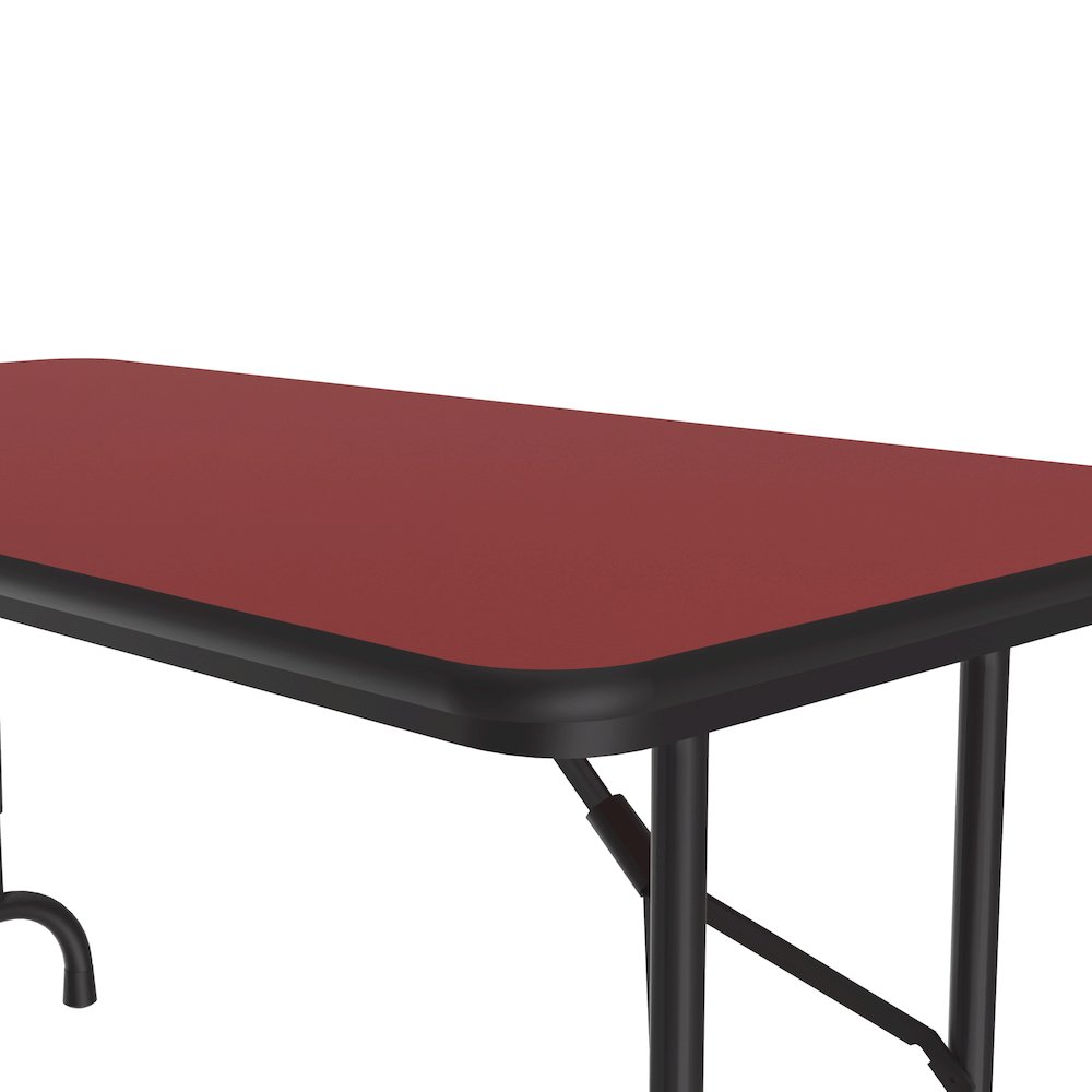 Adjustable Height High Pressure Top Folding Table 24x48". Picture 2