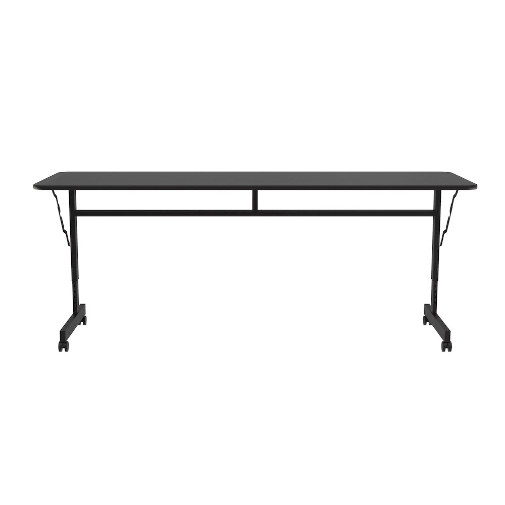 3/4" Thermal Fused Laminate Top Flip Top Table. Picture 1