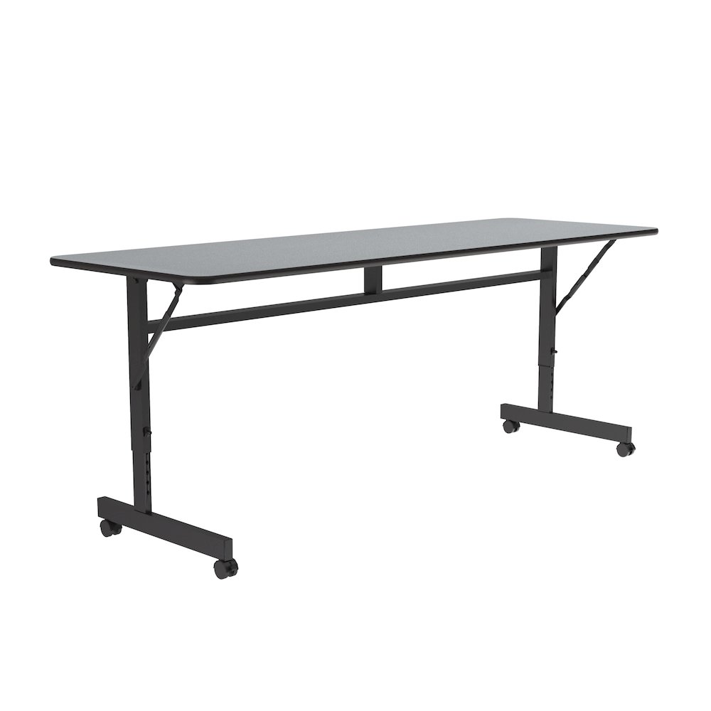 3/4" Thermal Fused Laminate Top Flip Top Table. Picture 1