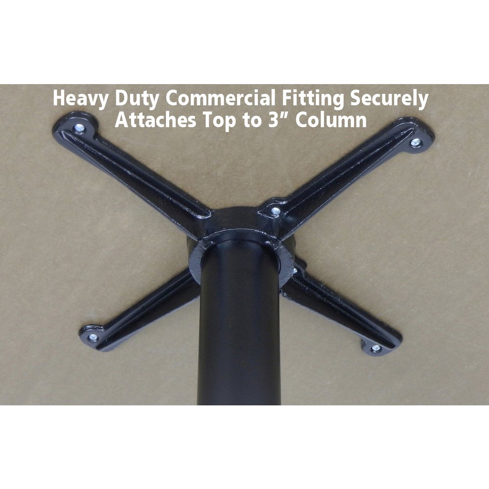 Bar Stool/Standing Height Deluxe High-Pressure Café and Breakroom Table 30x30. Picture 9