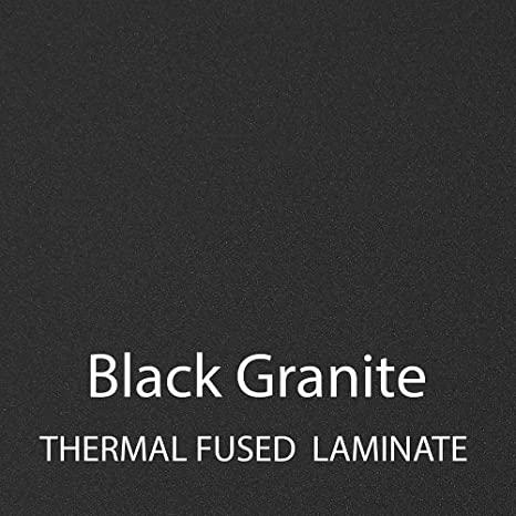 Table Height Commercial Laminate Café and Breakroom Table, 42x42" SQUARE BLACK GRANITE, BLACK. Picture 11