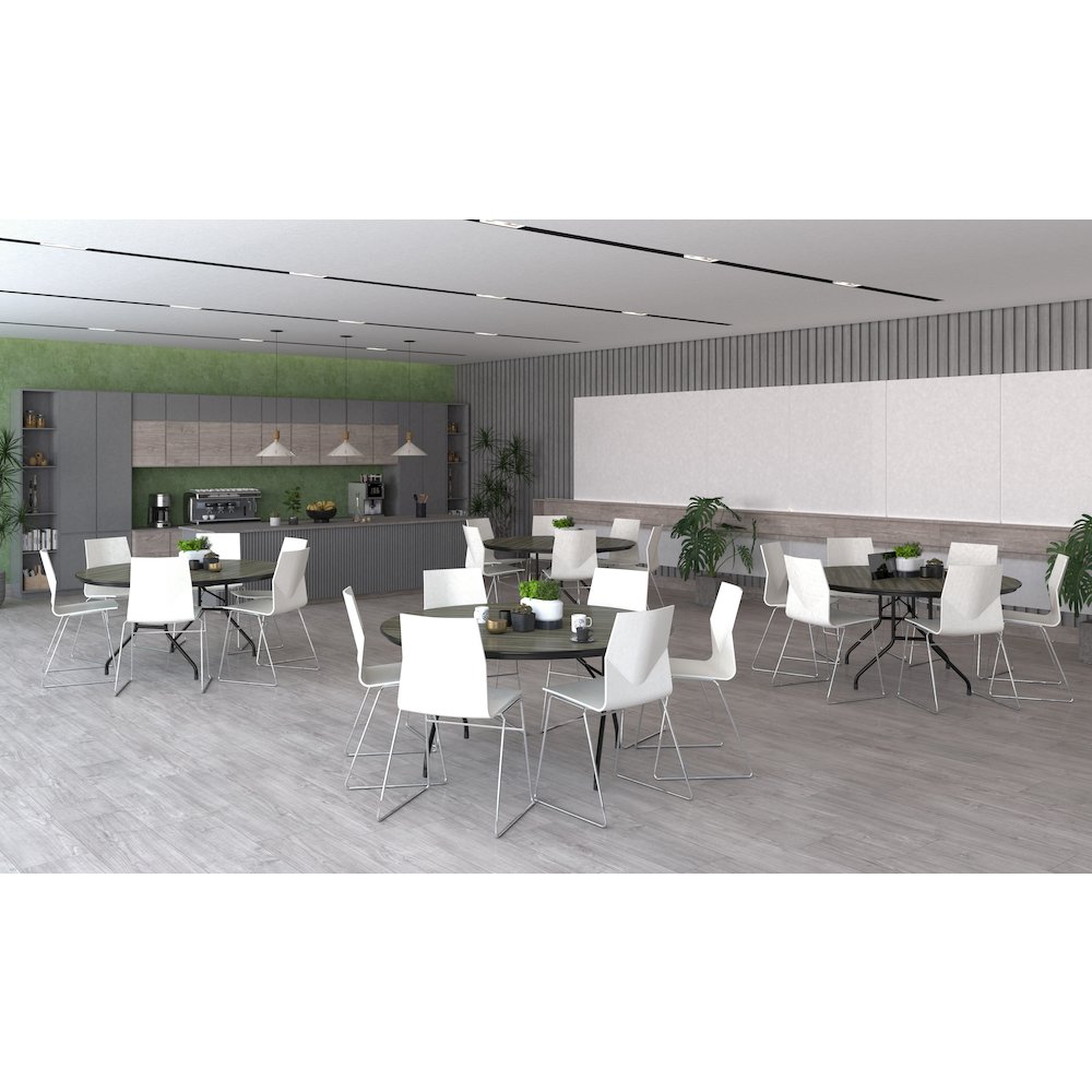 Deluxe High Pressure Top Folding Table 60x60". Picture 20