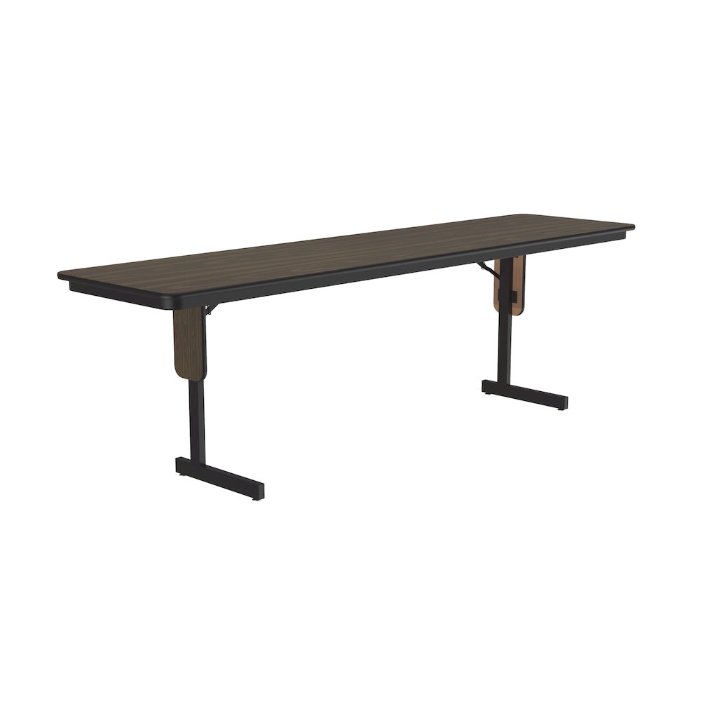 Deluxe High-Pressure Folding Seminar Table with Panel Leg 24x96". Picture 6