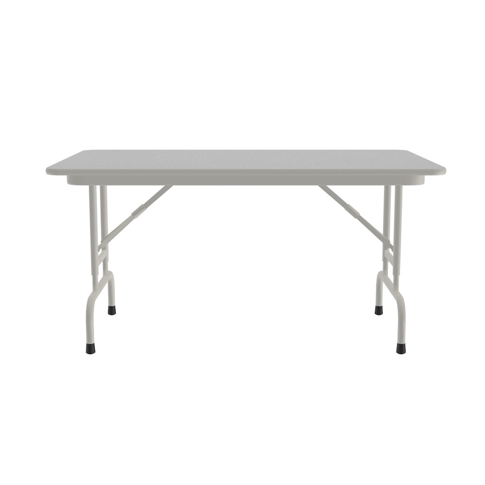 Adjustable Height Econoline Melamine Top Folding Table 30x48". Picture 3