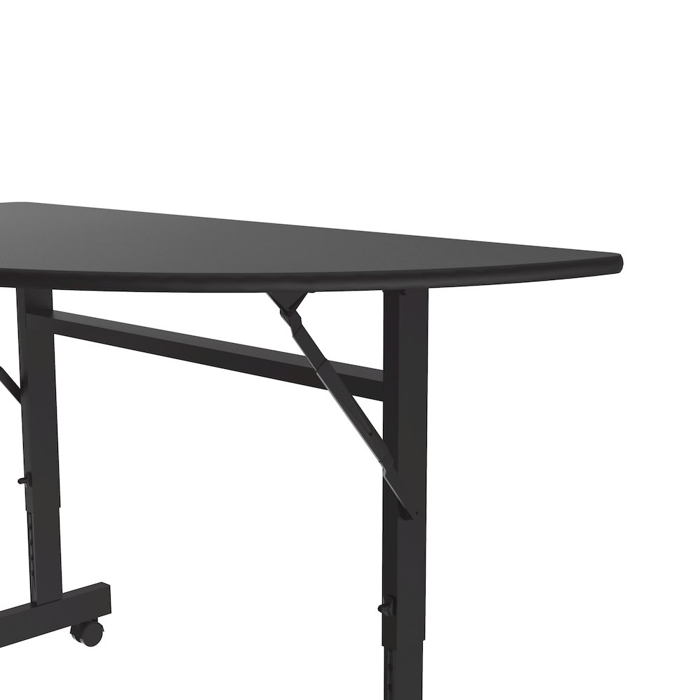 3/4" Thermal Fused Laminate Top Flip Top Table. Picture 3