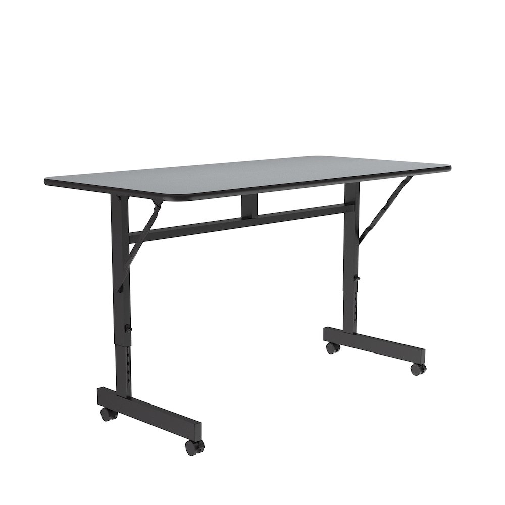 3/4" Thermal Fused Laminate Top Flip Top Table. Picture 3
