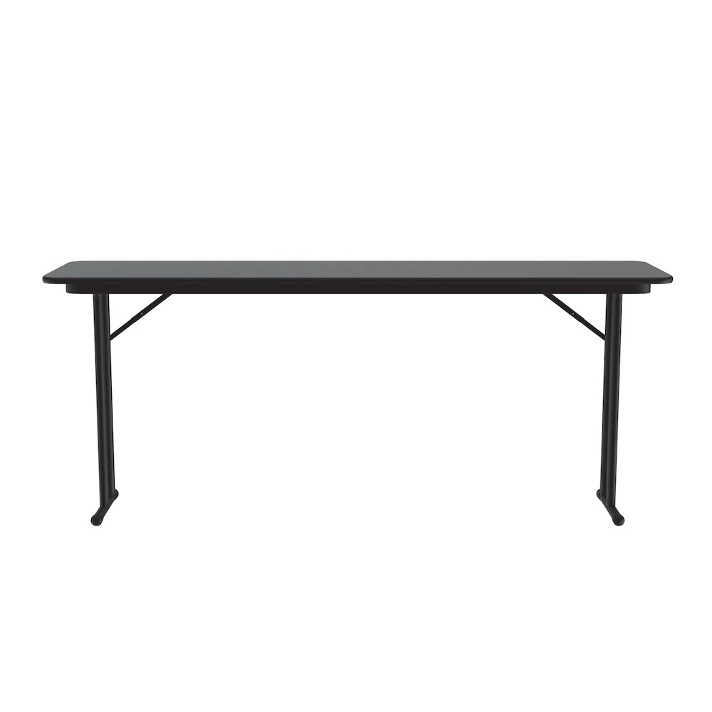 Deluxe High-Pressure Folding Seminar Table with Off-Set Leg 18x96". Picture 8