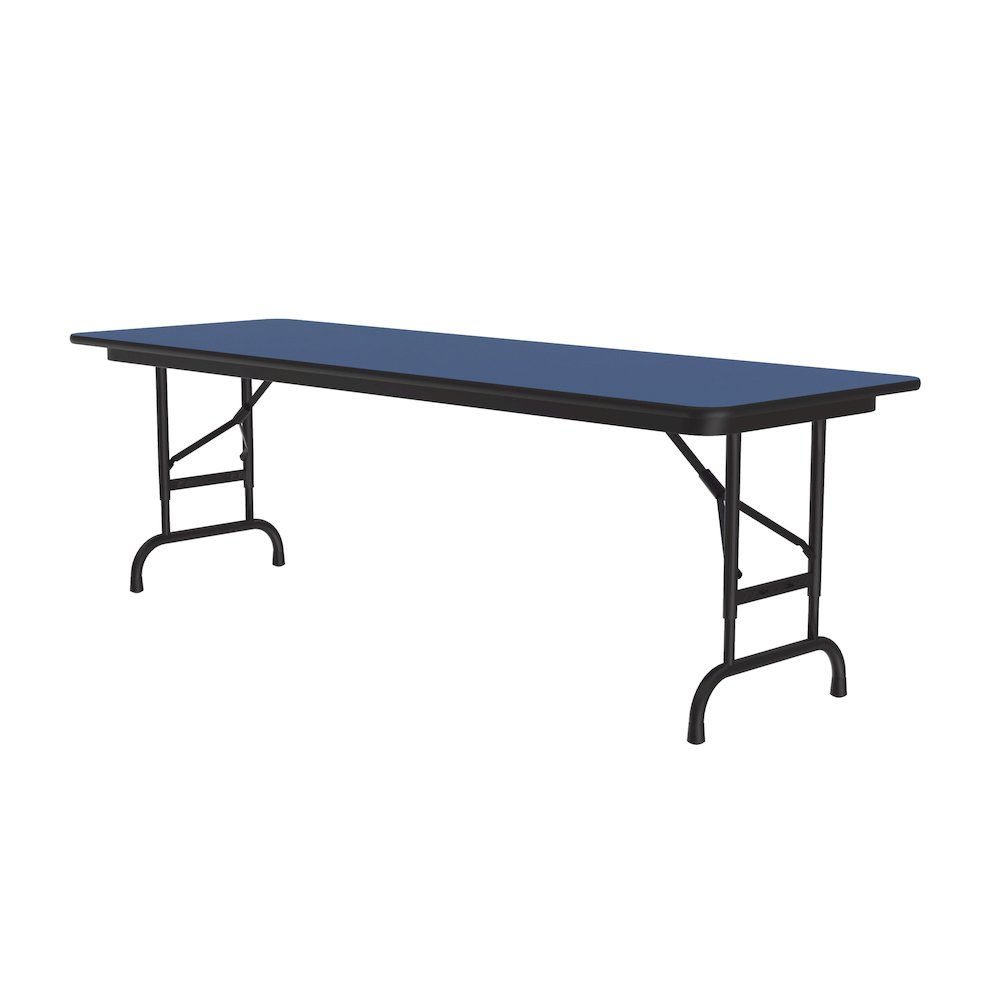Adjustable Height High Pressure Top Folding Table 24x72". Picture 1