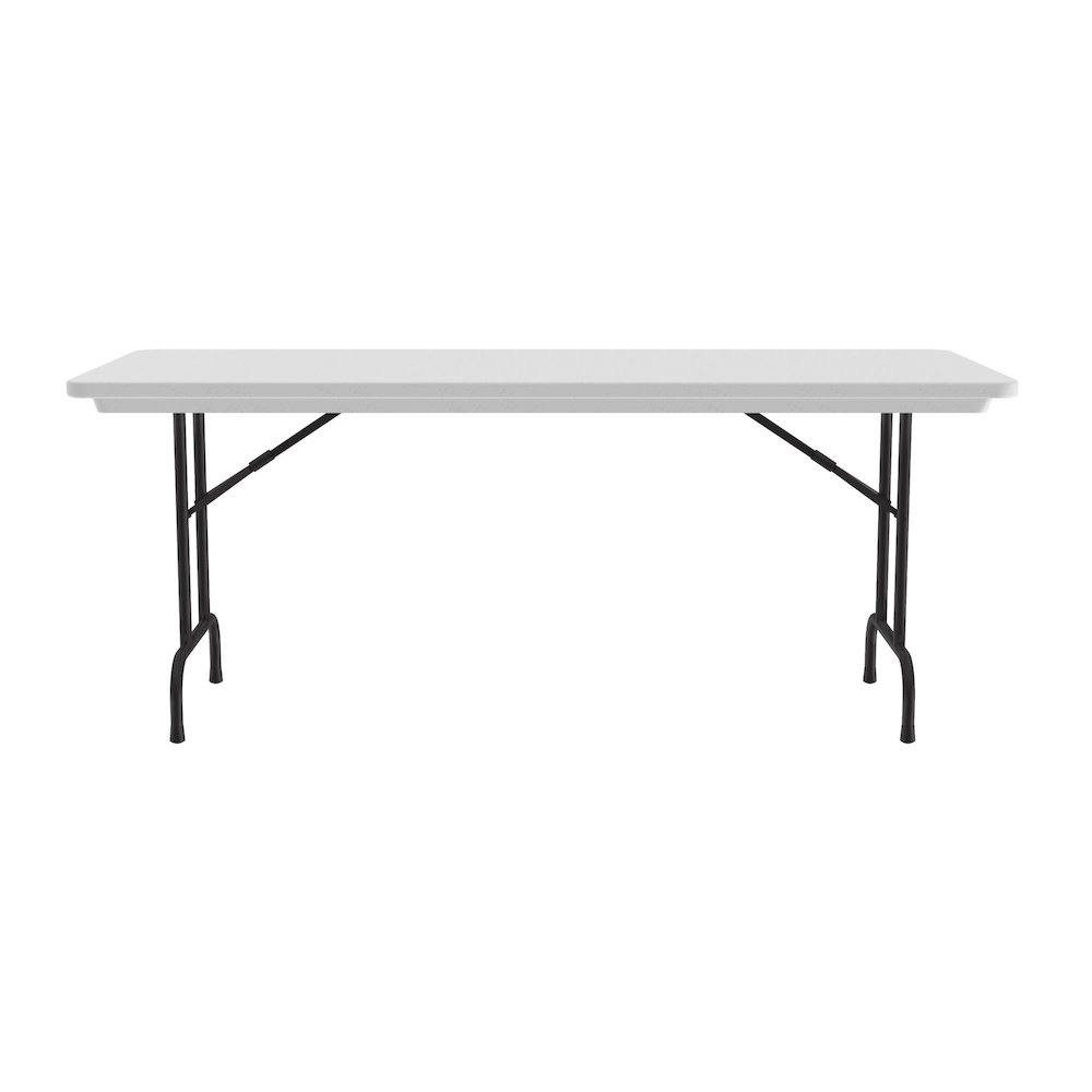 Correctional Tamper-Resistant Blow-Molded Plastic Folding Table 30x60. Picture 3