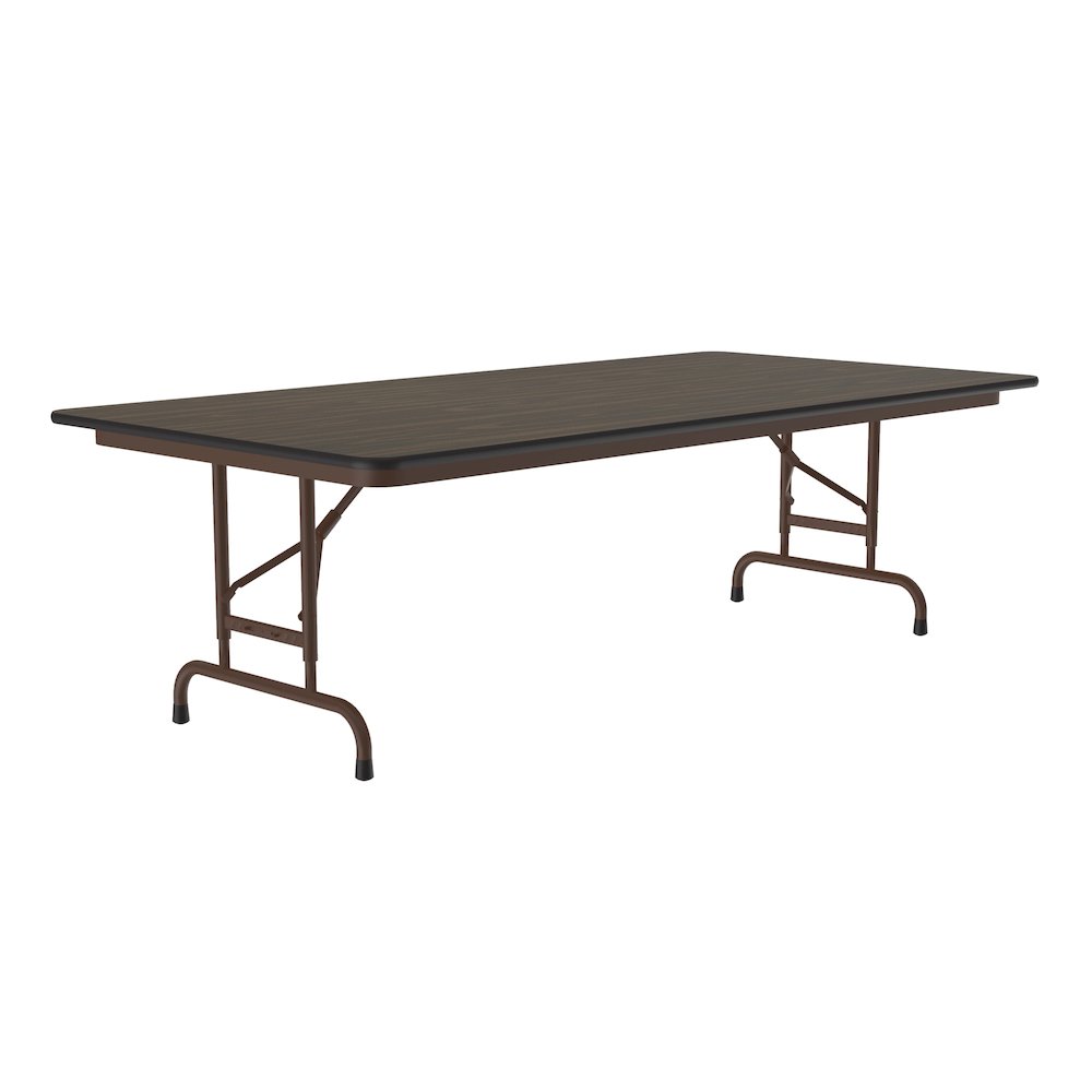 Adjustable Height High Pressure Top Folding Table 36x72". Picture 1