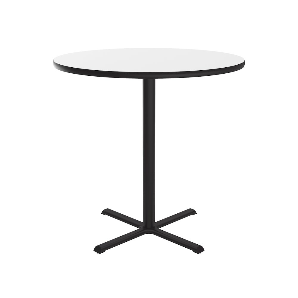 Bar Stool/Standing Height Deluxe High-Pressure Café and Breakroom Table 36x36. Picture 3