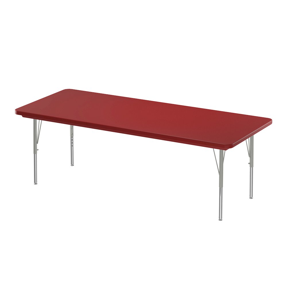 Commercial Blow-Molded Plastic Top Activity Tables 30x60". Picture 1
