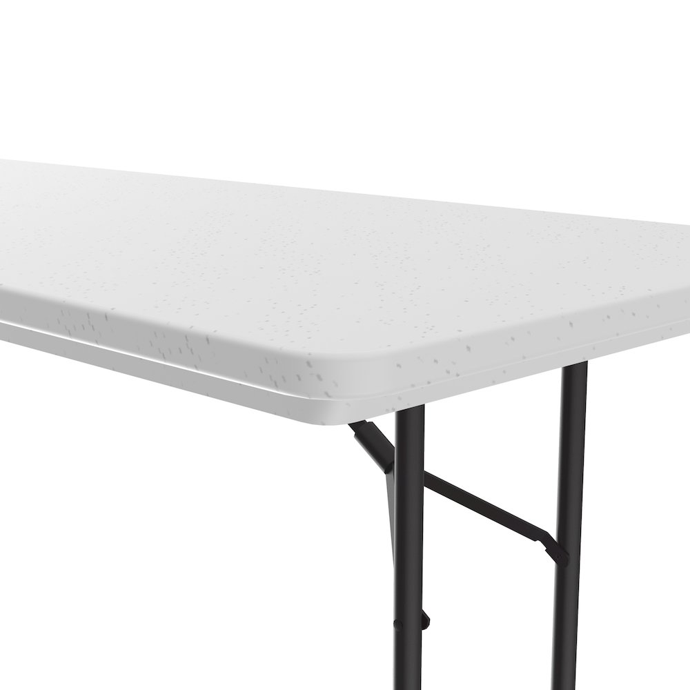 36" Counter Height Commerical Grade Blow-Molded Plastic Folding Table 30x72". Picture 4