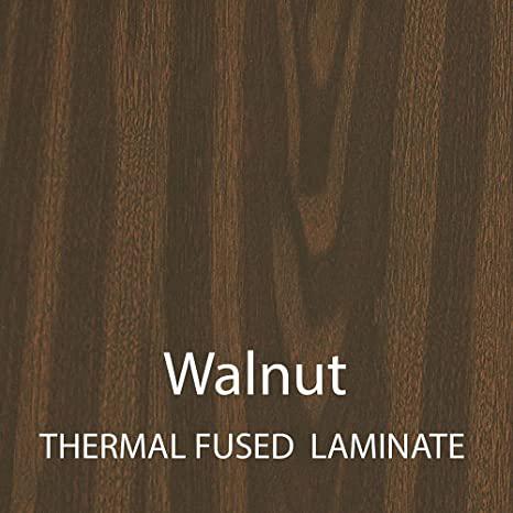 Adjustable Height Thermal Fused Laminate Top Folding Table 36x72", RECTANGULAR, WALNUT BROWN. Picture 7