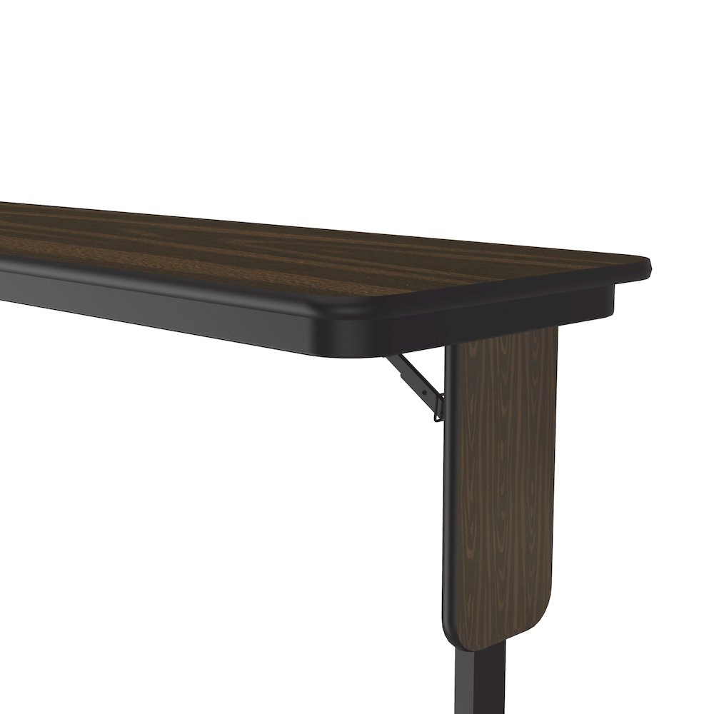 Deluxe High-Pressure Folding Seminar Table with Panel Leg 18x60". Picture 7