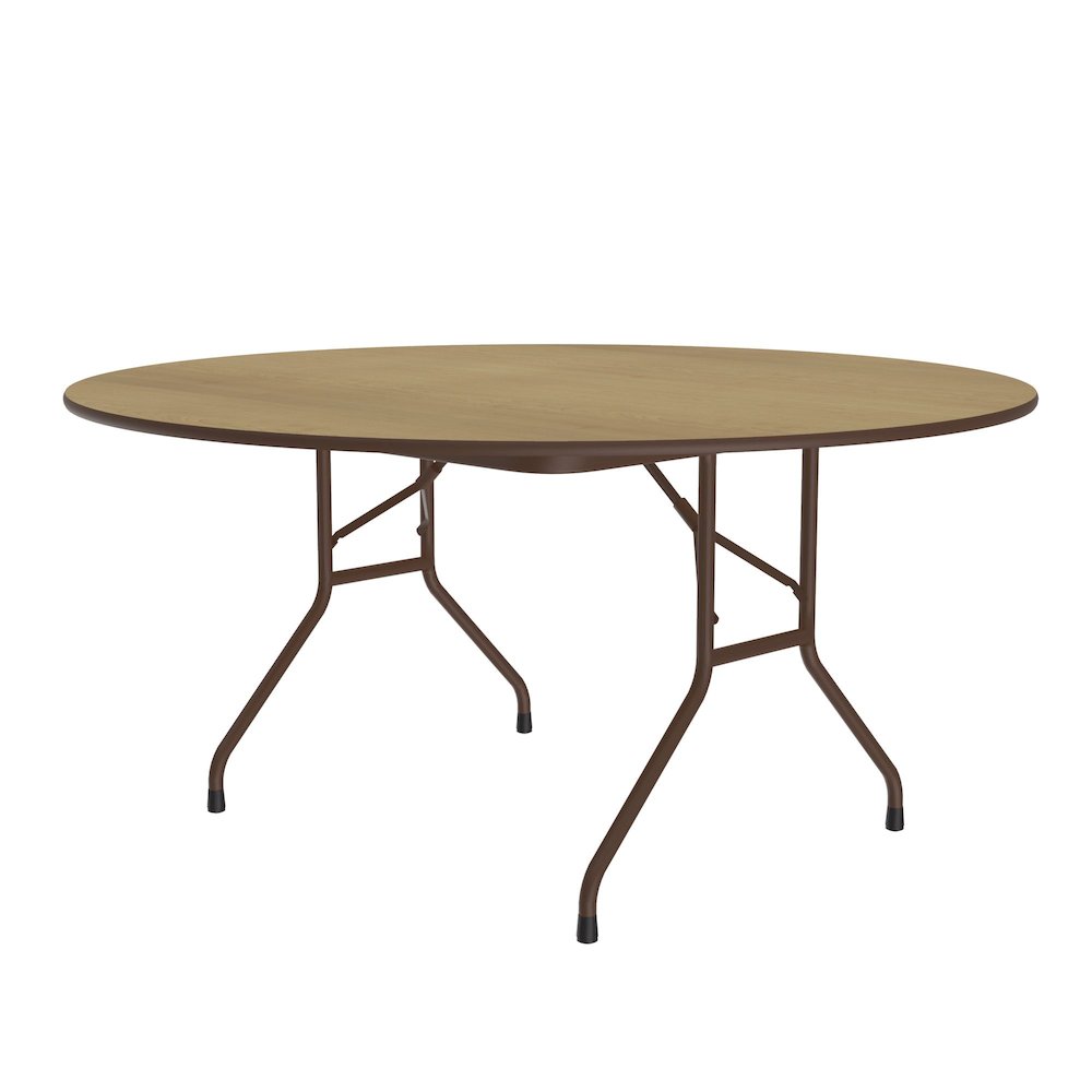 Deluxe High Pressure Top Folding Table 60x60". Picture 1
