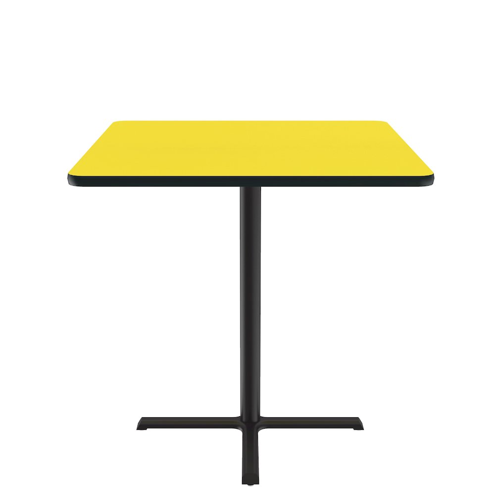 Bar Stool/Standing Height Deluxe High-Pressure Café and Breakroom Table 36x36. Picture 7