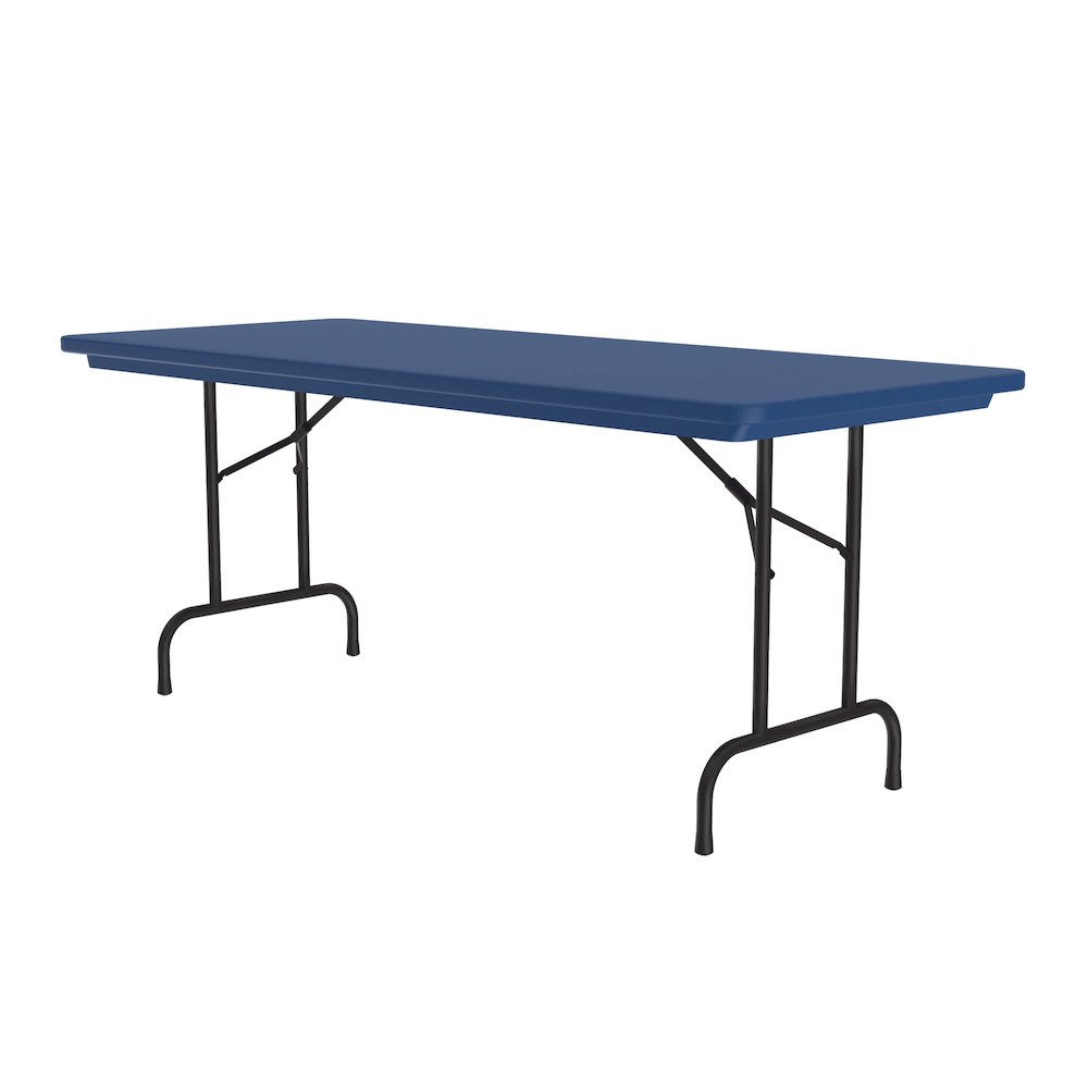 Commercial Blow-Molded Plastic Folding Table30x72". Picture 6