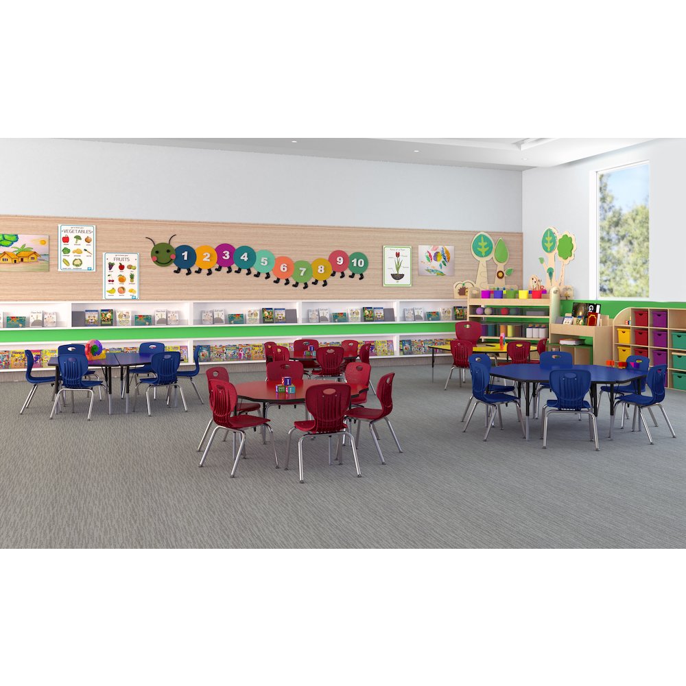 Commercial Laminate Top Activity Tables 60x66". Picture 35