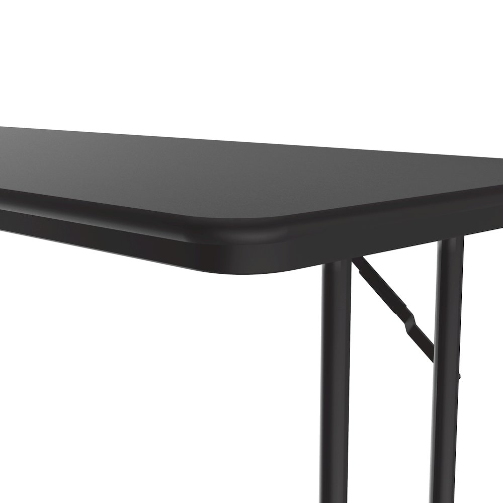 Deluxe High-Pressure Folding Seminar Table with Off-Set Leg 24x60". Picture 10