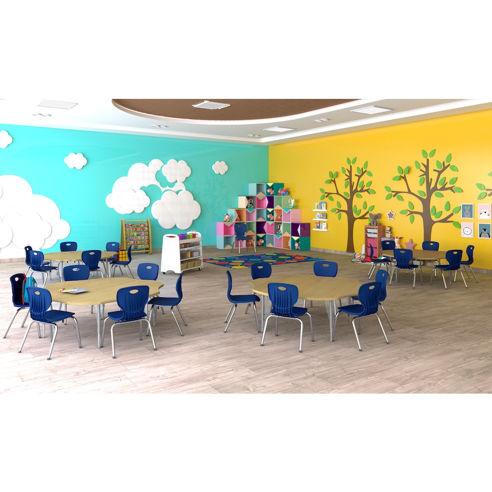 Deluxe High-Pressure Top Activity Tables 48x48". Picture 39