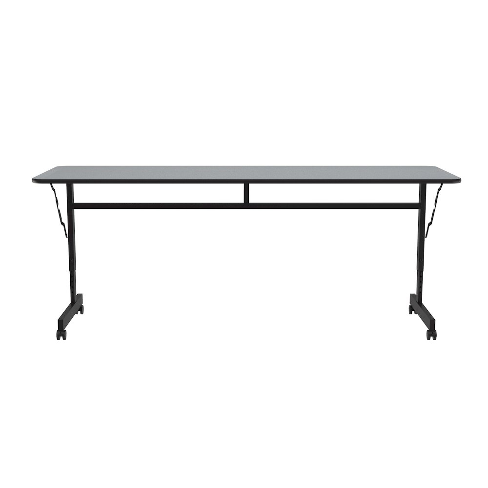 3/4" Thermal Fused Laminate Top Flip Top Table. Picture 2
