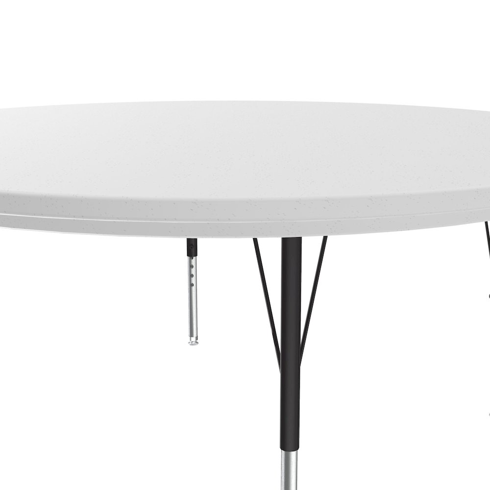 Commercial Blow-Molded Plastic Top Activity Tables 60x60". Picture 10