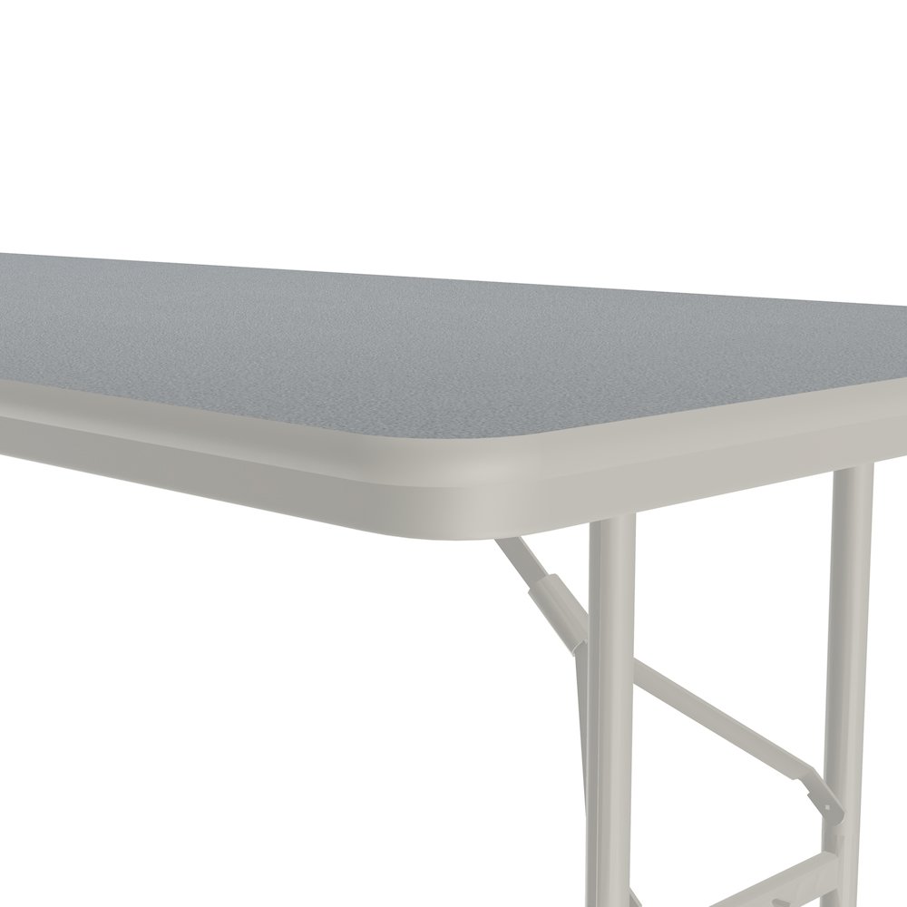 Adjustable Height Thermal Fused Laminate Top Folding Table 30x60". Picture 3