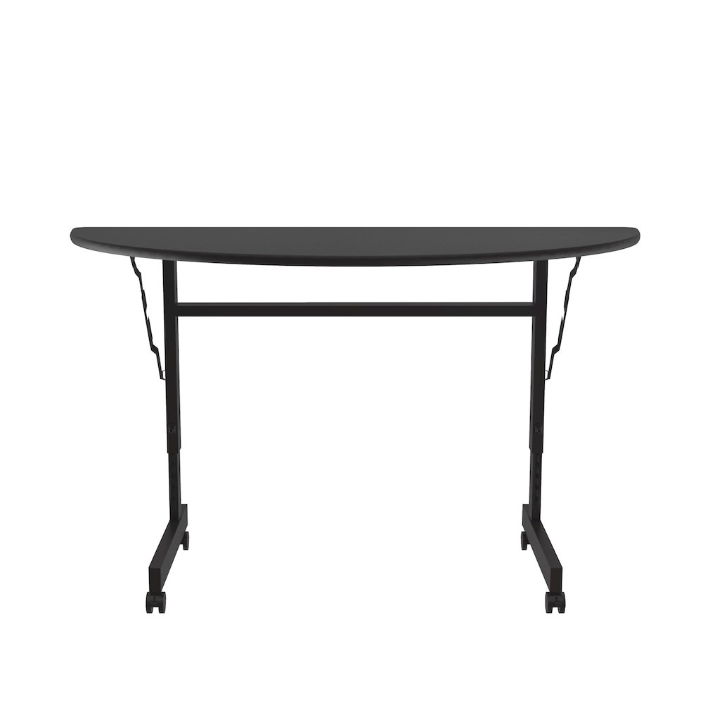 3/4" Thermal Fused Laminate Top Flip Top Table. Picture 1
