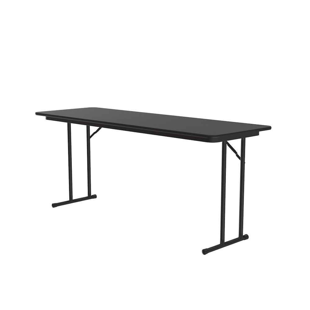 Commercial Laminate Folding Seminar Table with Off-Set Leg 24x72". Picture 8